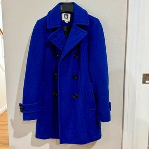 Anne Klein Wool Blend Peacoat